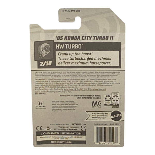 Hot Wheels '85 Honda City Turbo II | Turbo Series 2/10