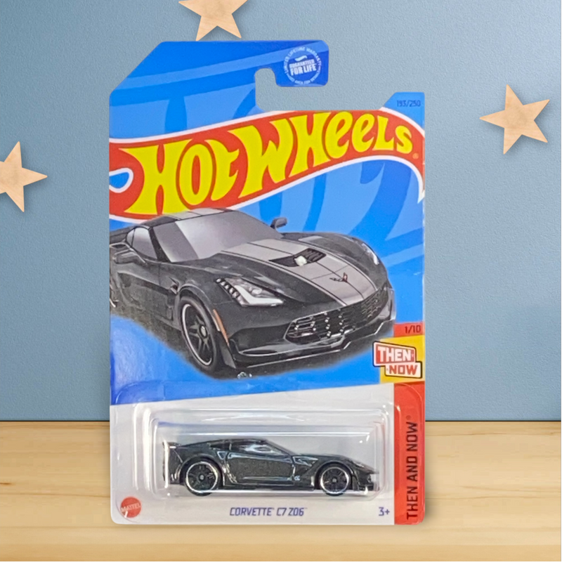 Hot Wheels Corvette C7 Z06 - Then And Now Series 1/10