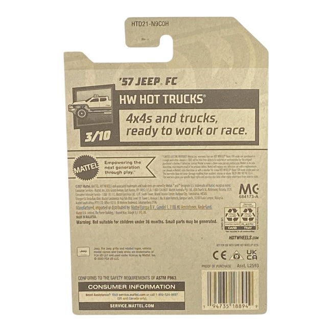 Hot Wheels '57 Jeep FC - Hot Trucks Series 3/10 Main Image