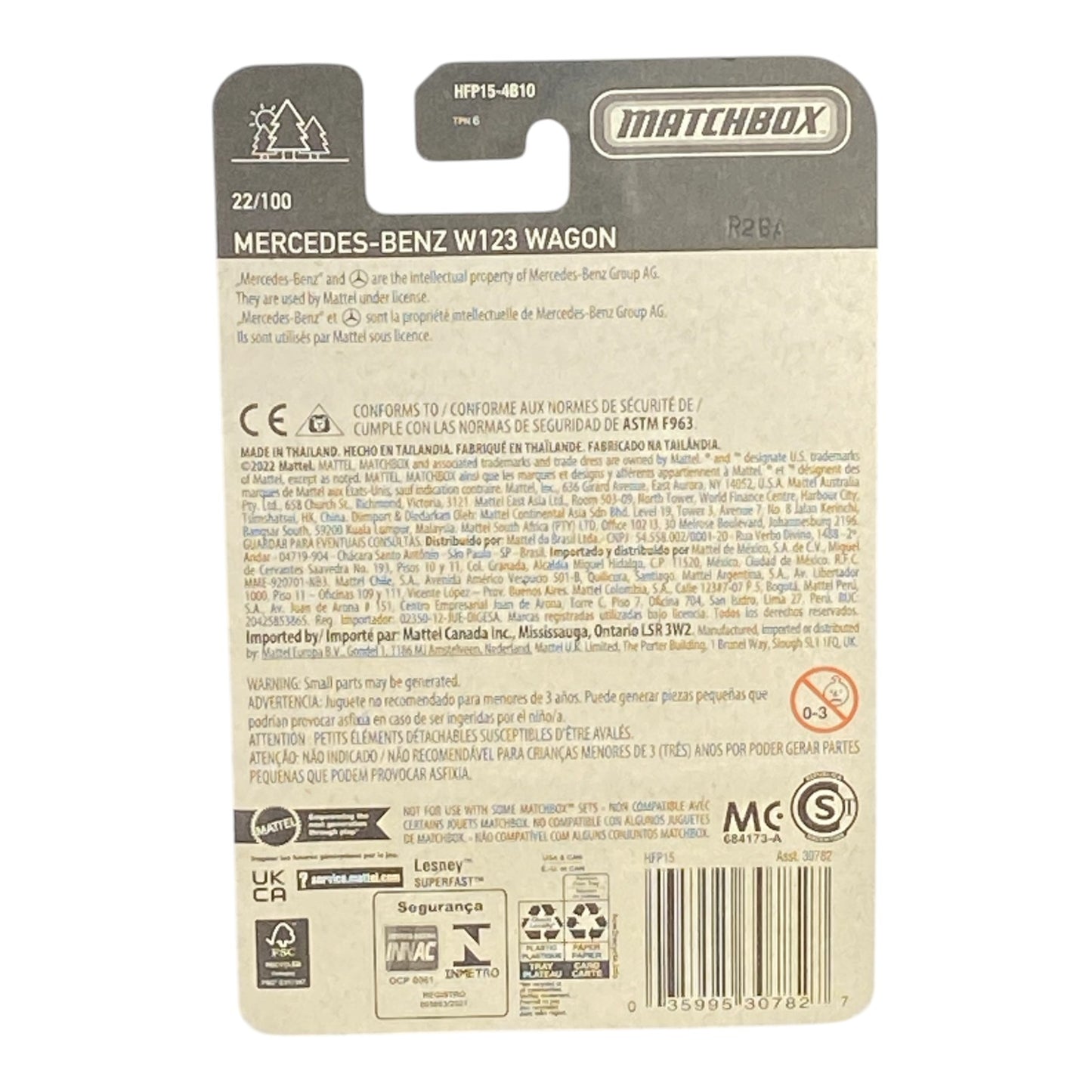 Matchbox Mercedes-Benz W123 Wagon - Matchbox Series 22/100