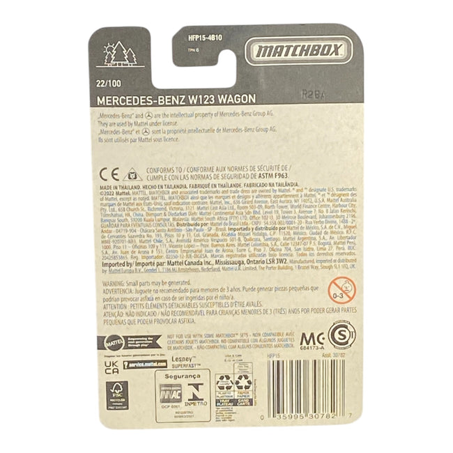 Matchbox Mercedes-Benz W123 Wagon - Matchbox Series 22/100 Main Image