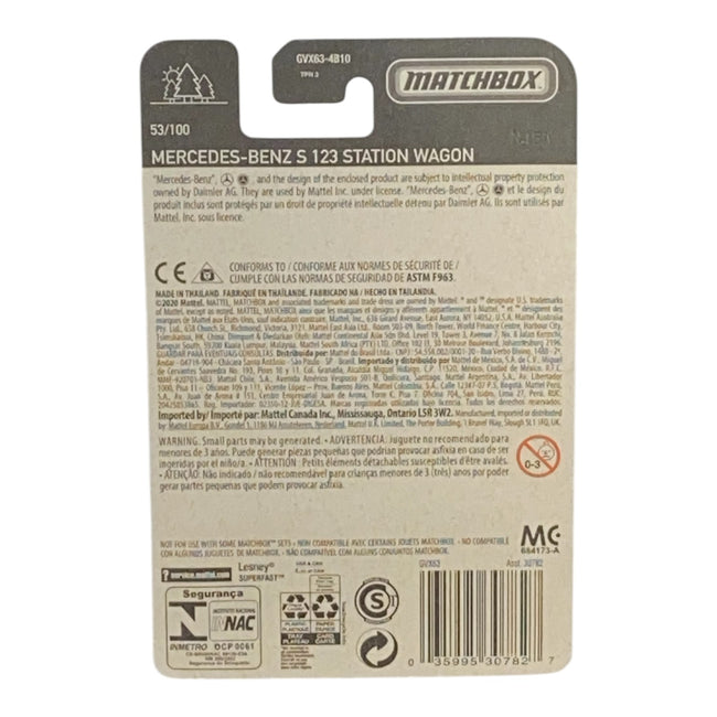 Matchbox Mercedes-Benz S123 Station Wagon - Matchbox Series 53/100 Main Image