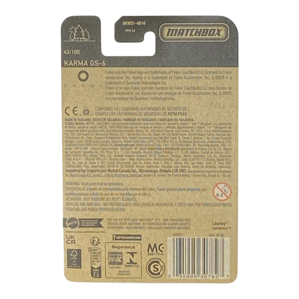 Matchbox Karma GS-6 - 70 Years Series 43/100 -