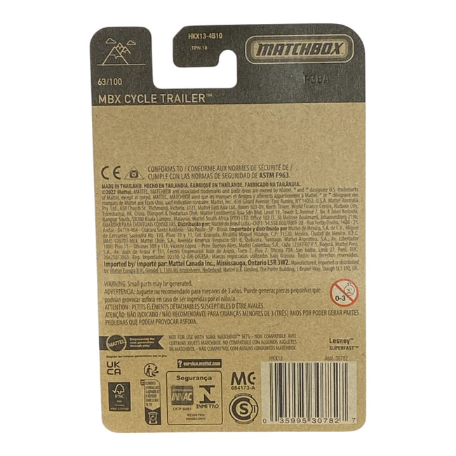 Matchbox MBX Cycle Trailer - Chopper Style - 70 Years Series 63/100 Main Image