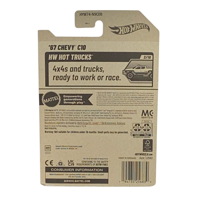 Hot Wheels '67 Chevy C10 - Hot Trucks Series 2/10 Main Image