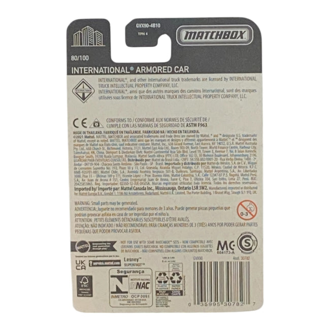 Matchbox International Armored Car - Matchbox Series 80/100 Main Image