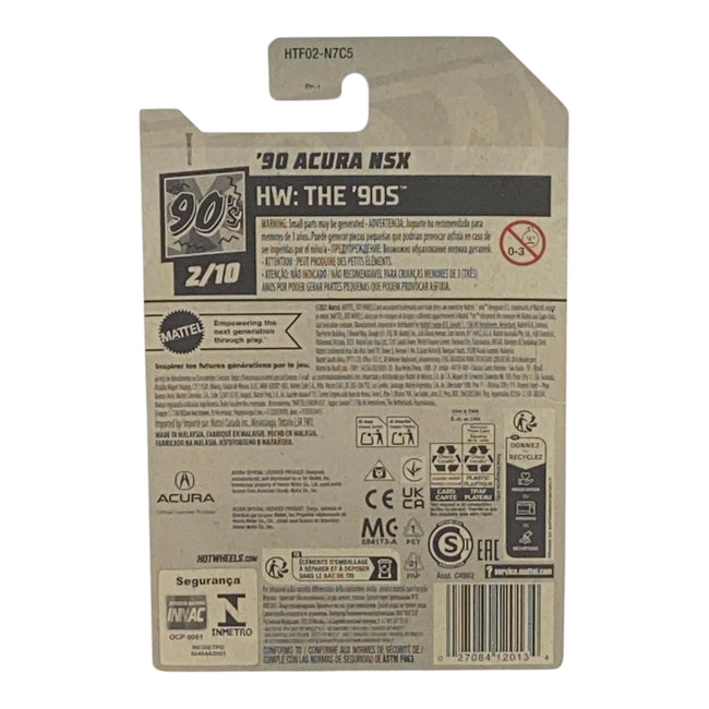 Hot Wheels '90 Acura NSX - The '90s Series 2/10 Main Image