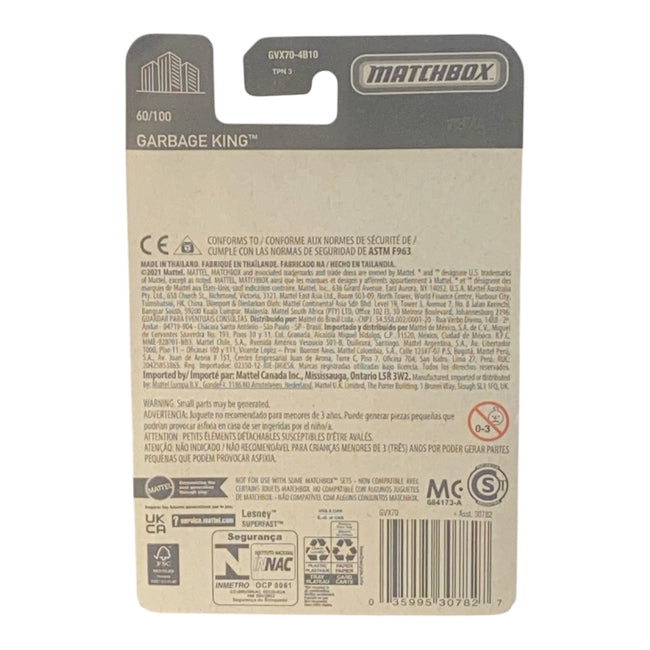 Matchbox Garbage King - Matchbox Series 60/100 Main Image