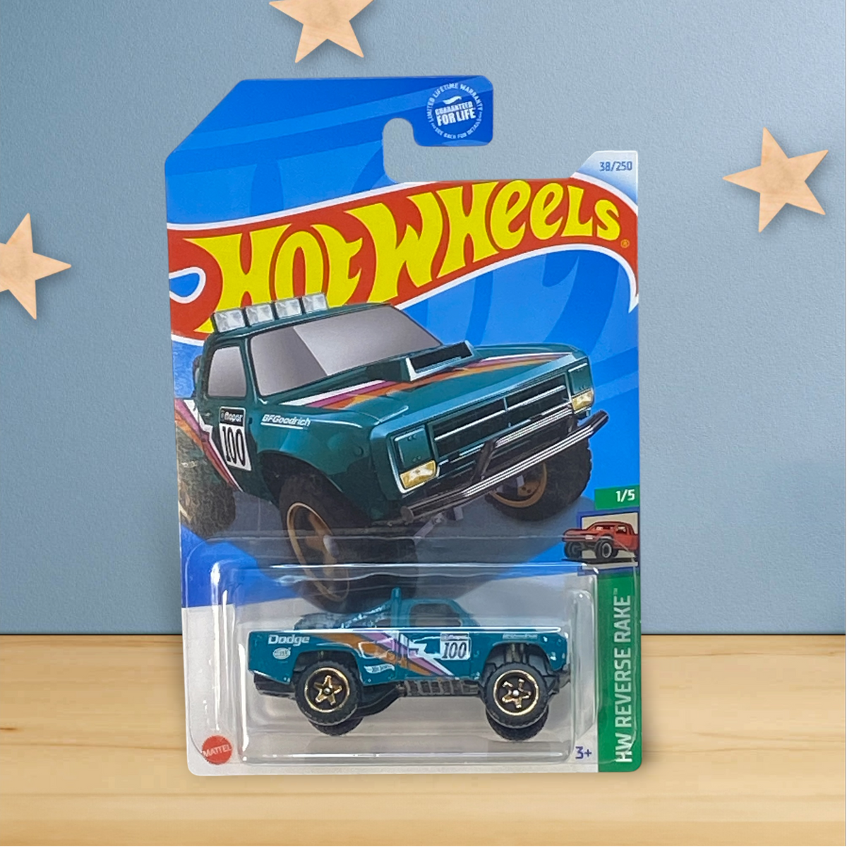 Hot Wheels Dodge D100 - Reverse Rake Series 1/5