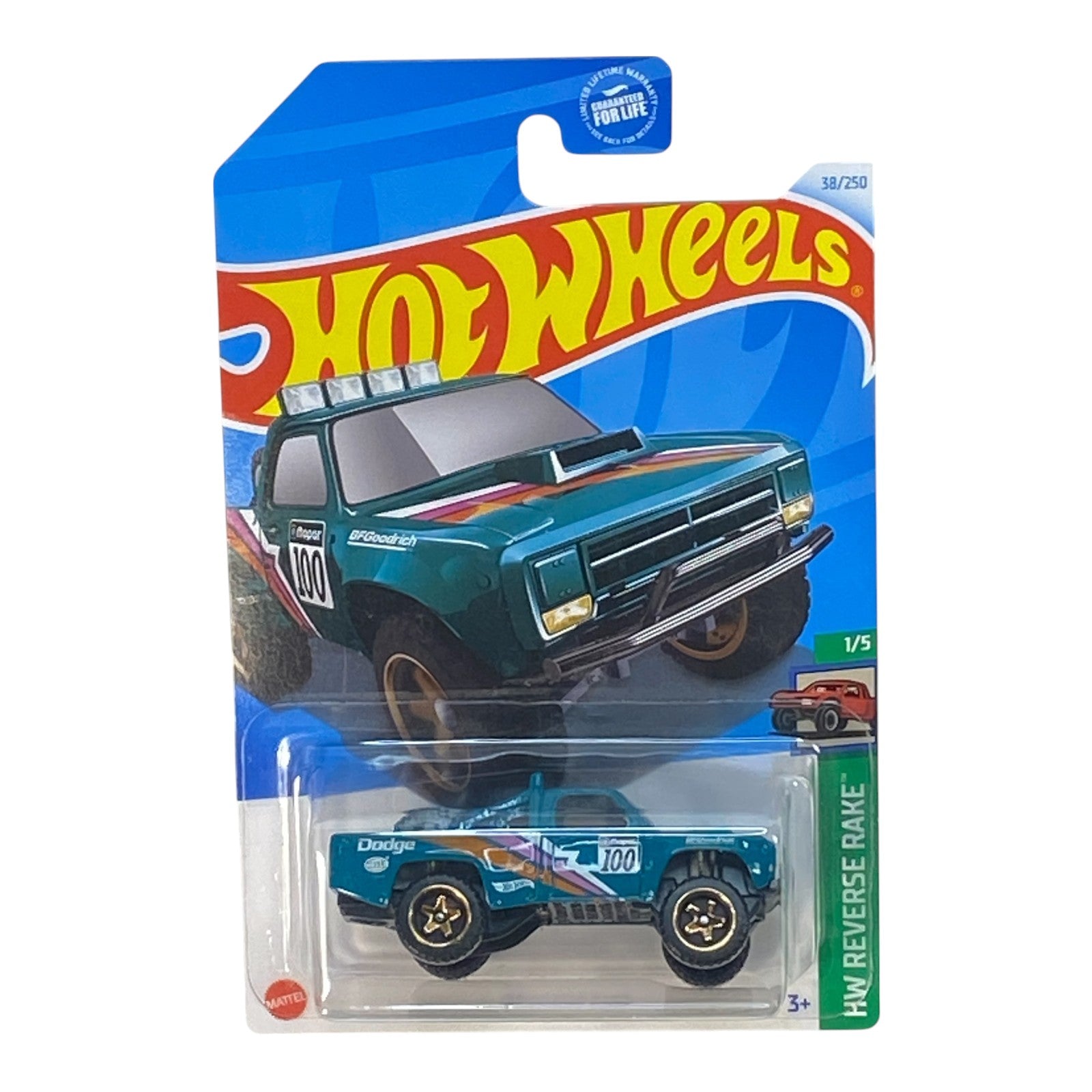 Hot Wheels Dodge D100 - Reverse Rake Series 1/5 Main image
