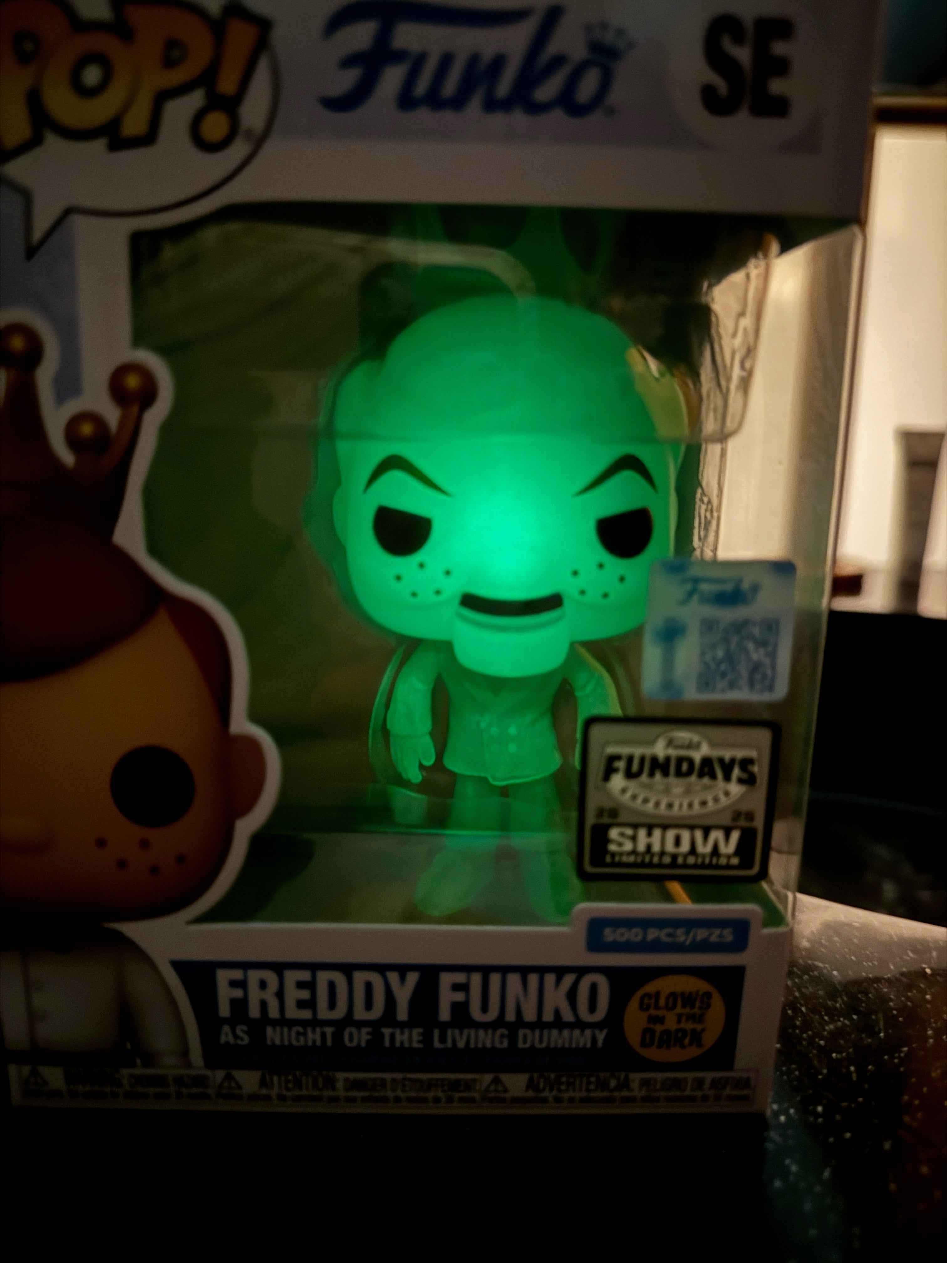 Funko Fundays Experience 2025: Pop! Originals R.L. STINE Freddy Funko as Night of the Living Dummy (Glow in the Dark) LE500 Secondary image