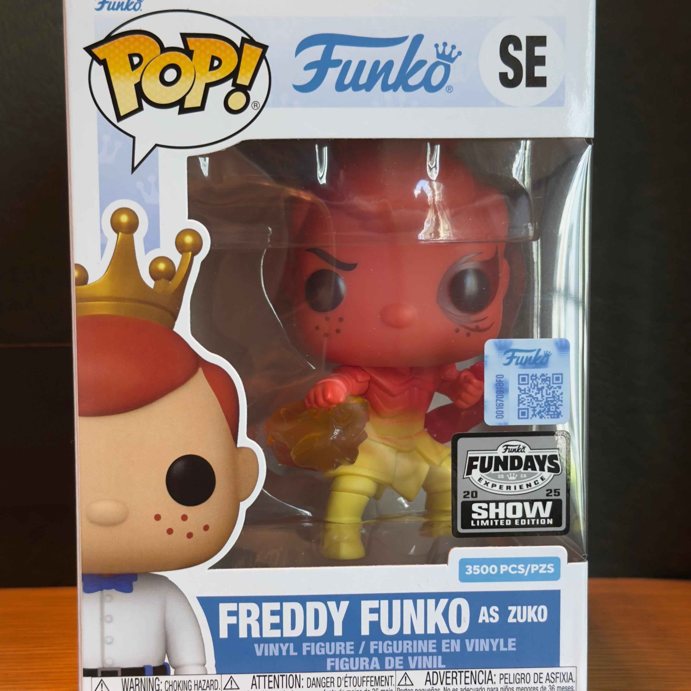 Funko Fundays Experience 2025: Pop! Originals Nickelodeon's Avatar the Last Airbender Freddy Funko as Zuko () LE3500 Main image
