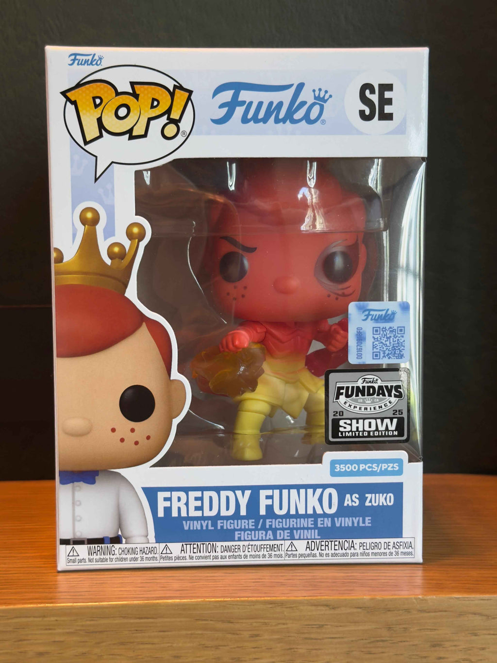 Funko Fundays Experience 2025: Pop! Originals Nickelodeon's Avatar the Last Airbender Freddy Funko as Zuko () LE3500