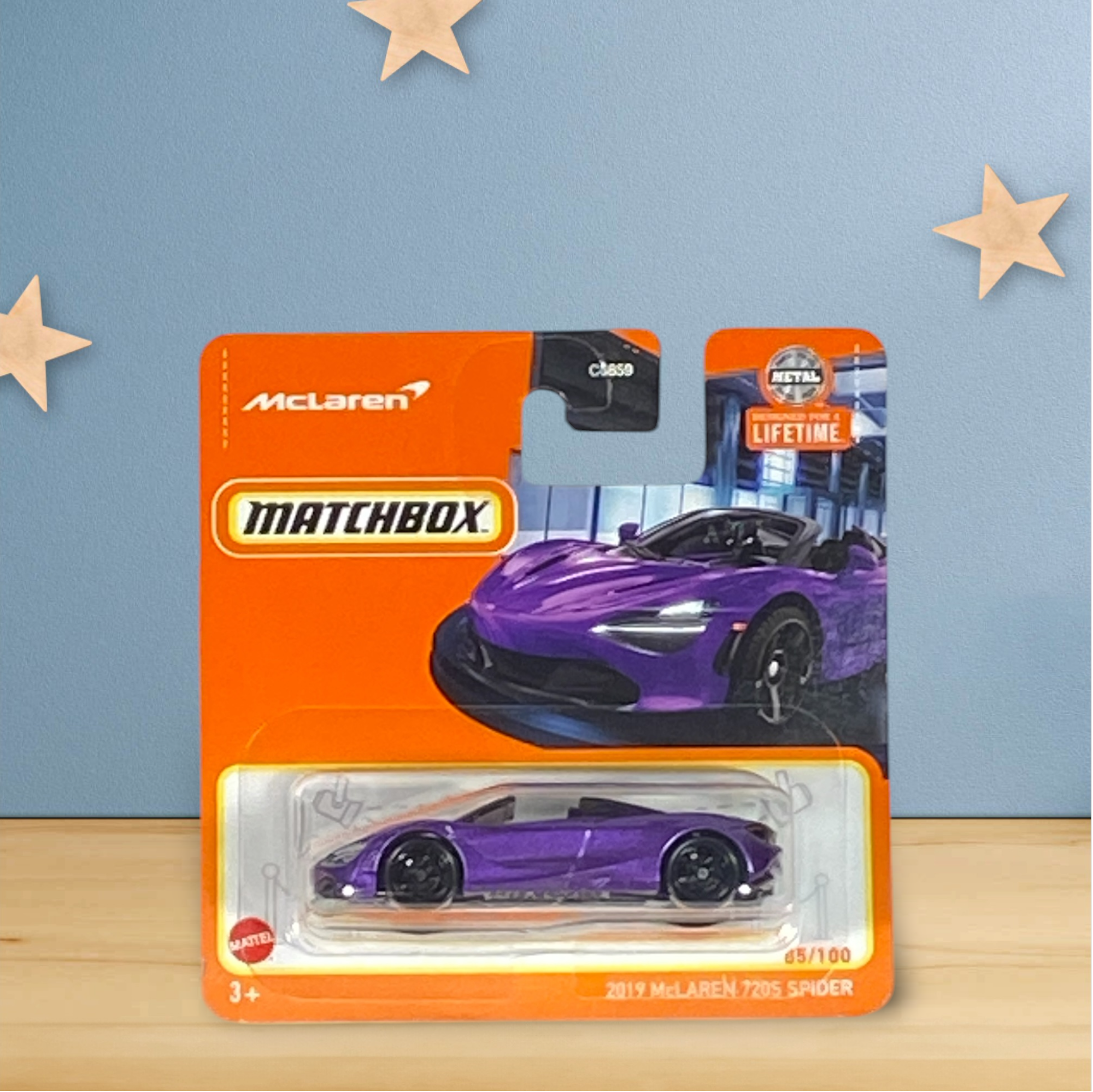 Matchbox 2019 McLaren 720S Spider - Matchbox Short Card 85/100