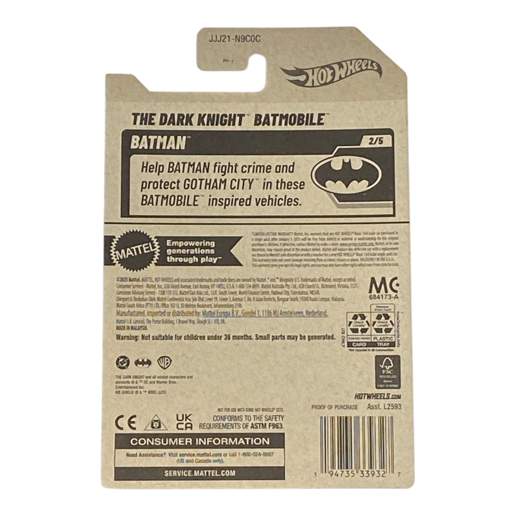 Hot Wheels The Dark Knight Batmobile - Batman Series 2/5