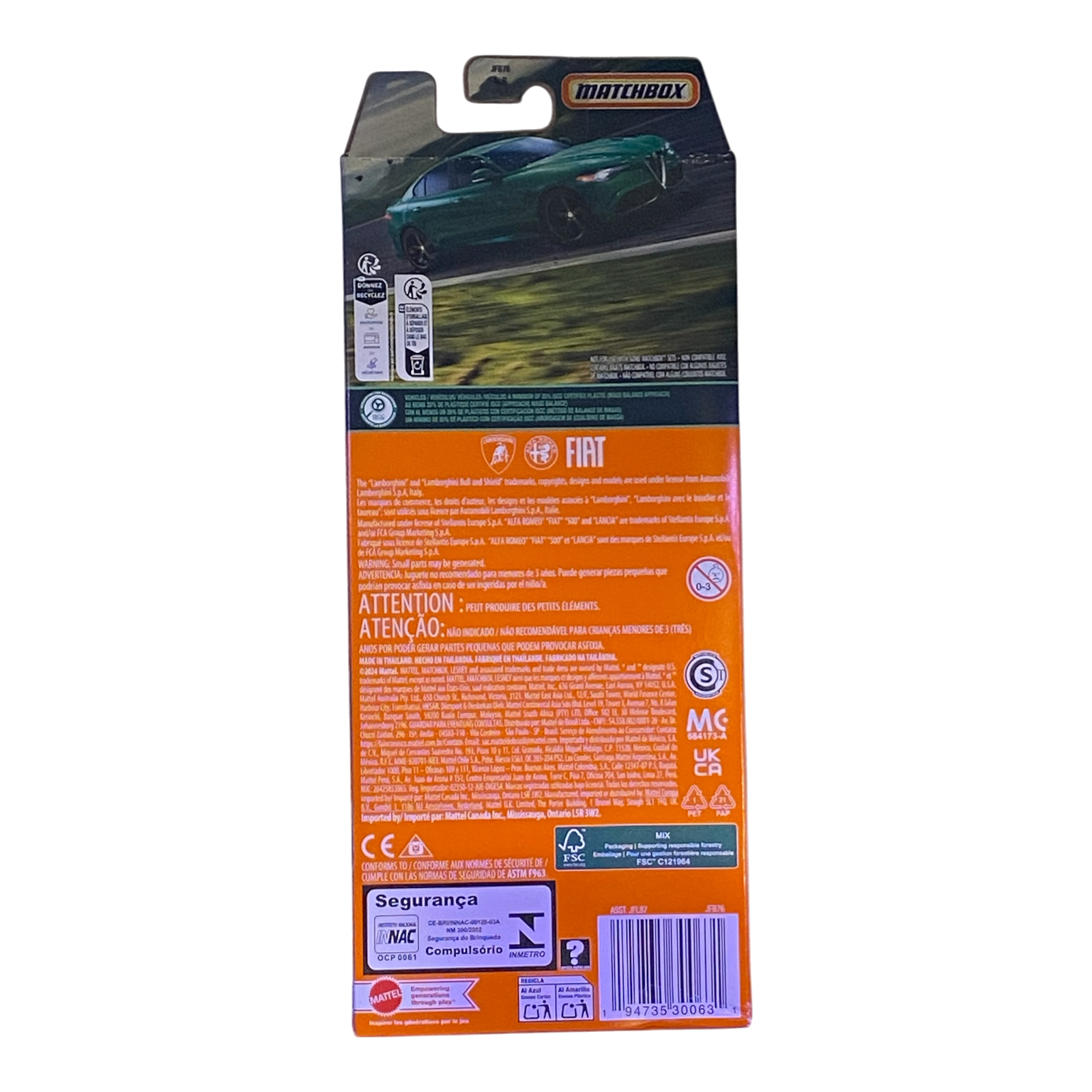 Matchbox 5 Packs - Italian Roads