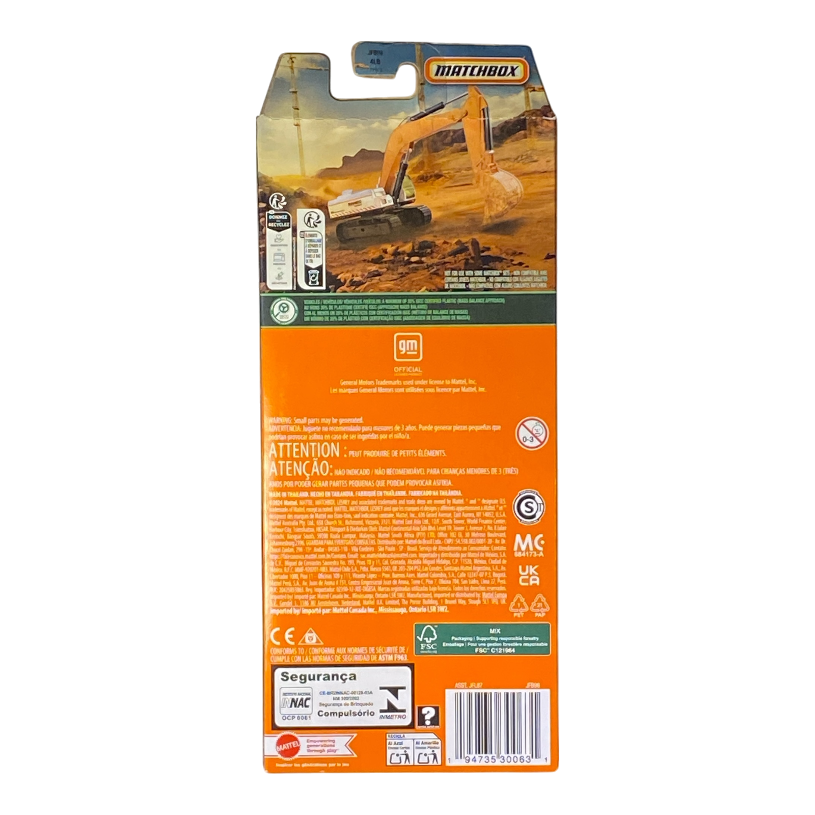 Matchbox 5 Packs - MBX Construction VII