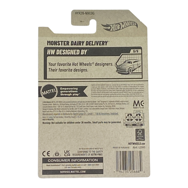 Hot Wheels Monster Dairy Delivery | Designed By Series 5/5
