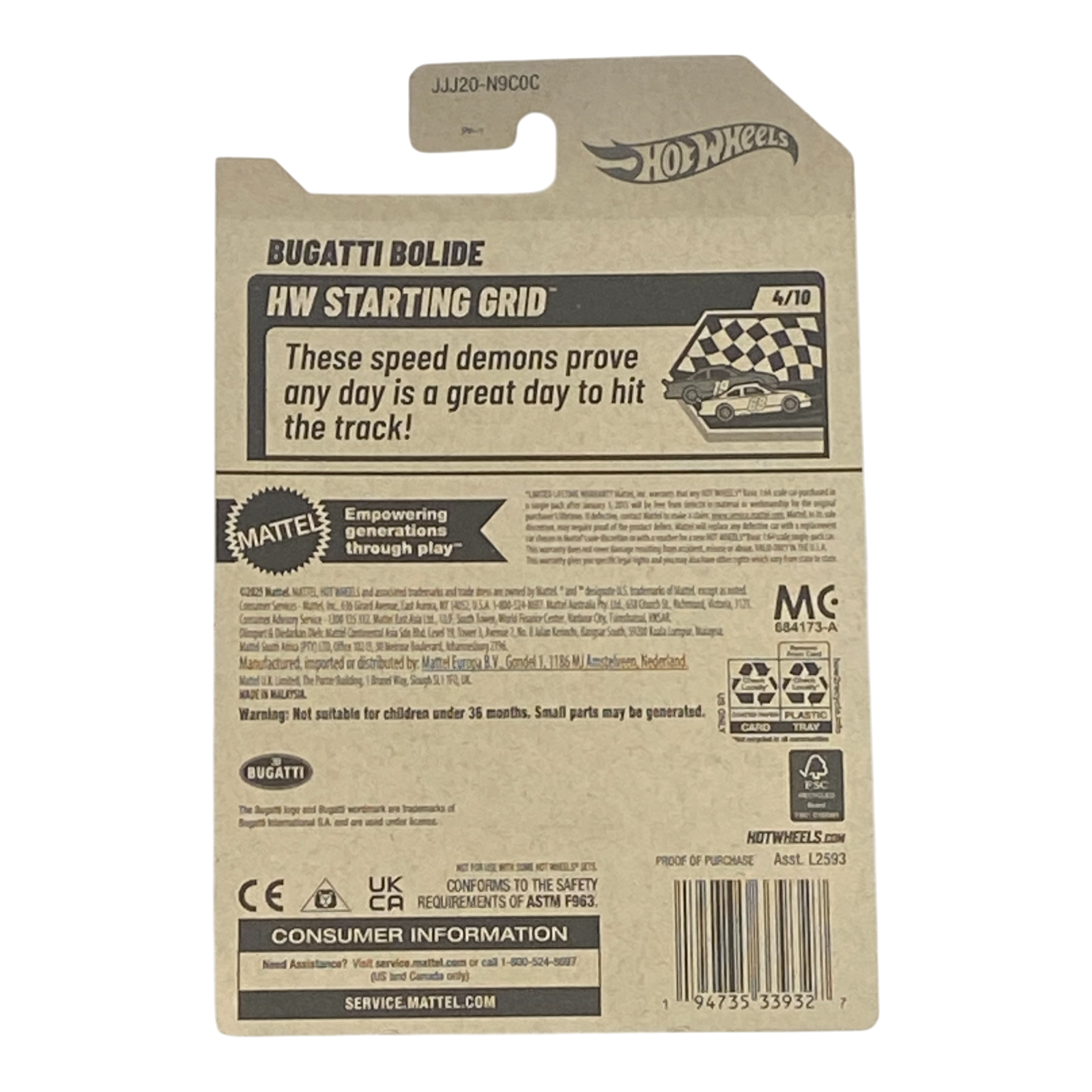 Hot Wheels Bugatti Bolide | HW Starting Grid Series 4/10 Secondary image