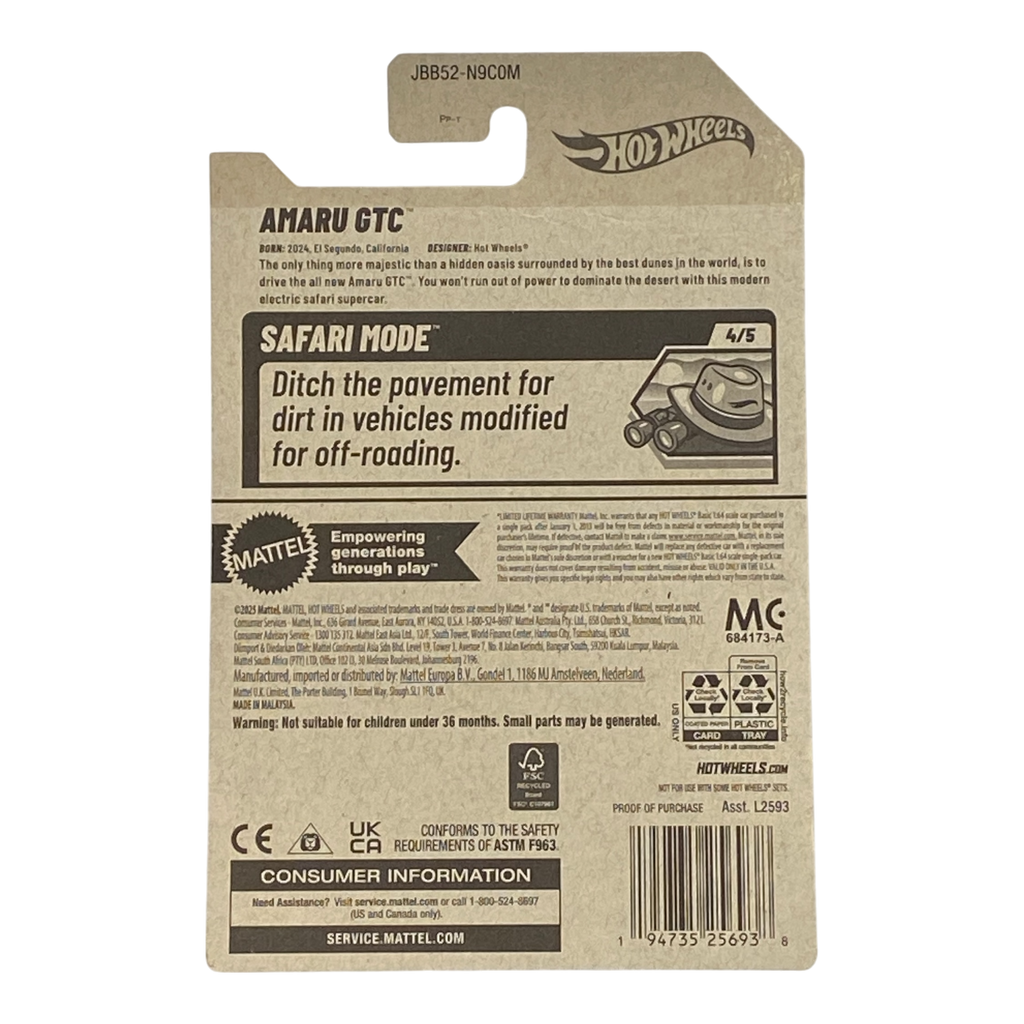 Hot Wheels Amaru GTC - Safari Mode Series 4/5