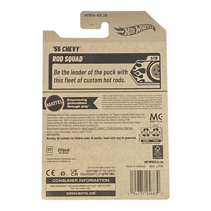 Hot Wheels '55 Chevy - Rod Squad Series 3/10