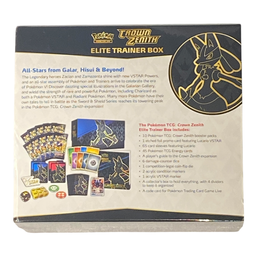 Pokémon Trading Cards: Crown Zenith Elite Trainer Box