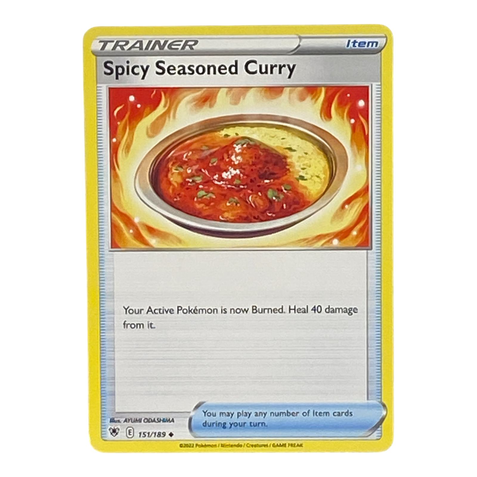 Spicy Seasoned Curry Pokémon TCG Astral Radiance 151/189 - NM/MT Uncommon Trainer Card Main image