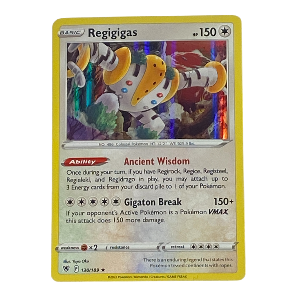 Regigigas 130/189 SWSH Astral Radiance Pokemon Holo