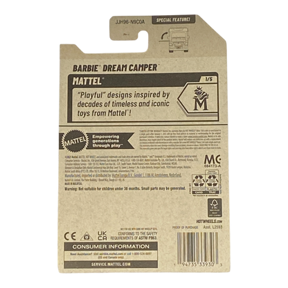 Hot Wheels Barbie Dream Camper - Mattel Series 1/5