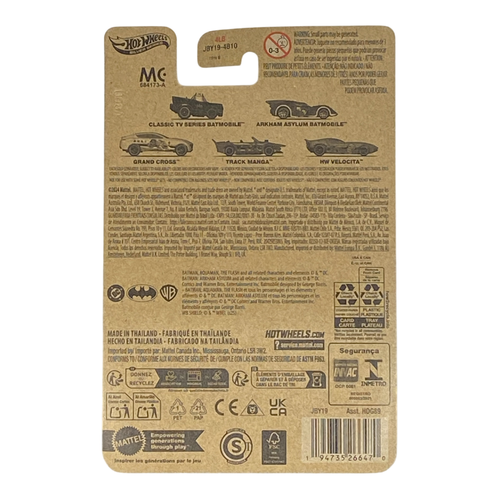 Hot Wheels Grand Cross "Harley Quinn" - Batman Silver Series 13/20