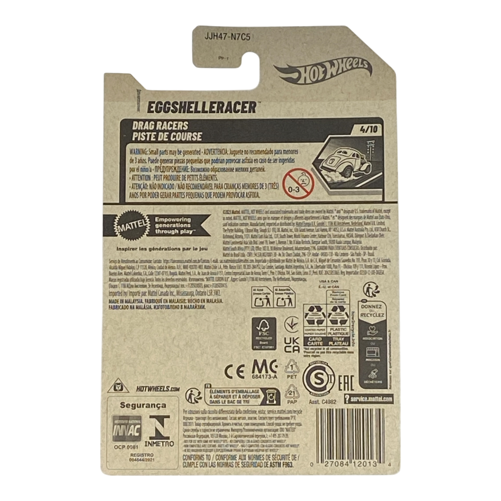 Hot Wheels EggShelleRacer - Drag Racers / Piste De Course Series 4/10