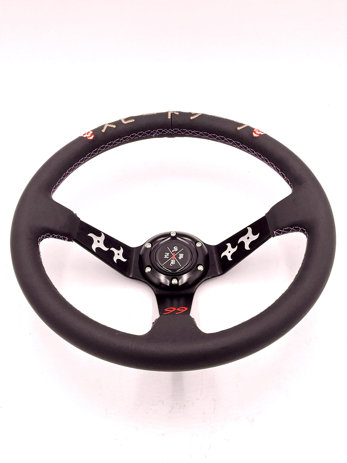 SPDZ1 “The Ninja” (Black) Steering Wheel – Deep Dish