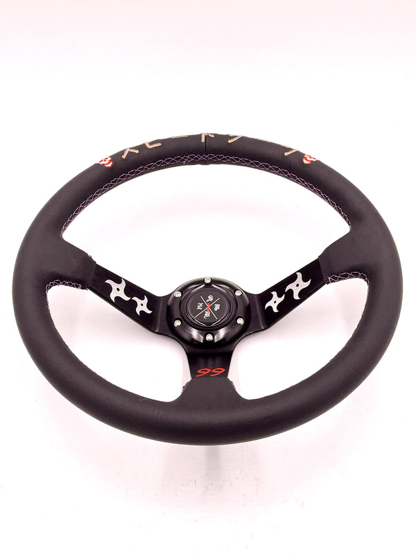 SPDZ1 “The Ninja” (Black) Steering Wheel – Deep Dish