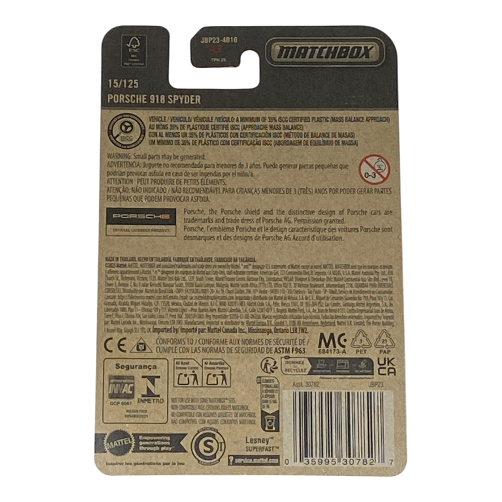 Matchbox Porsche 918 Spyder