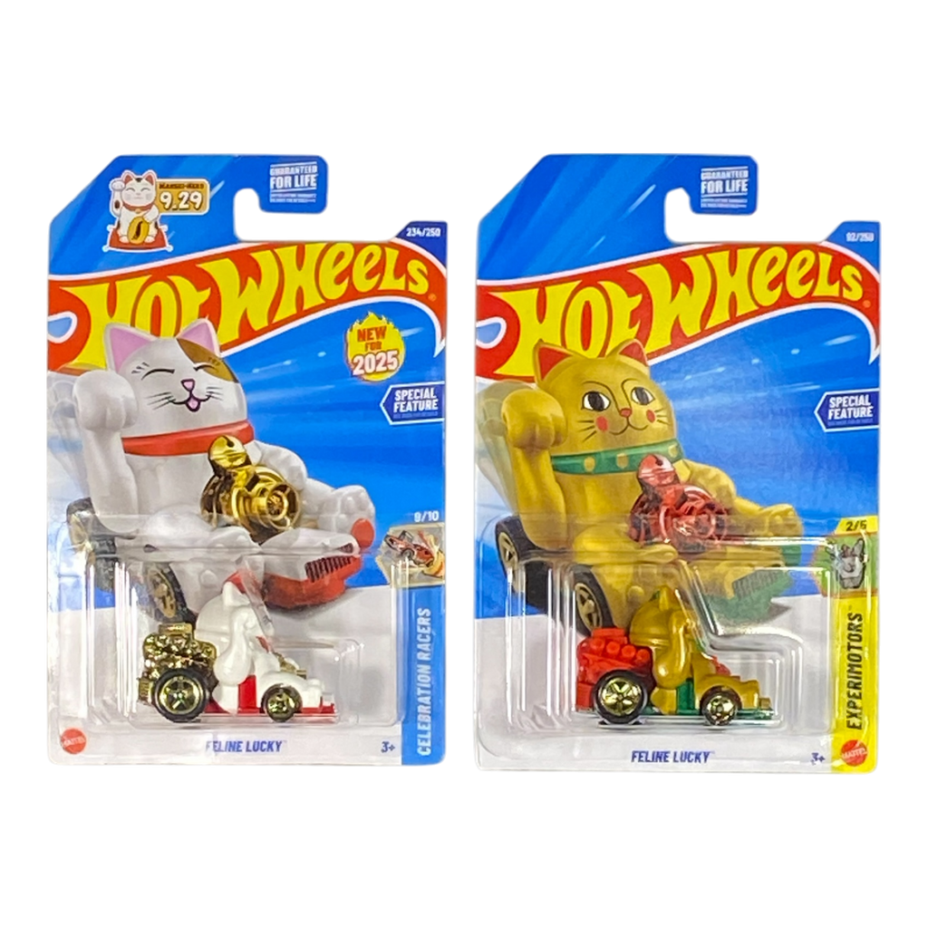 Hot Wheels Feline Lucky - Set of 2