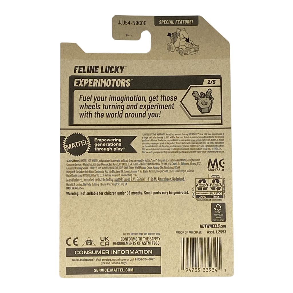 Hot Wheels Feline Lucky - Experimotors Series 2/5