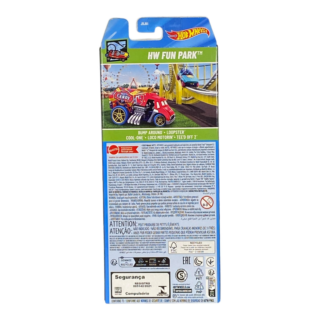 Hot Wheels HW Fun Park - 5 Pack Set