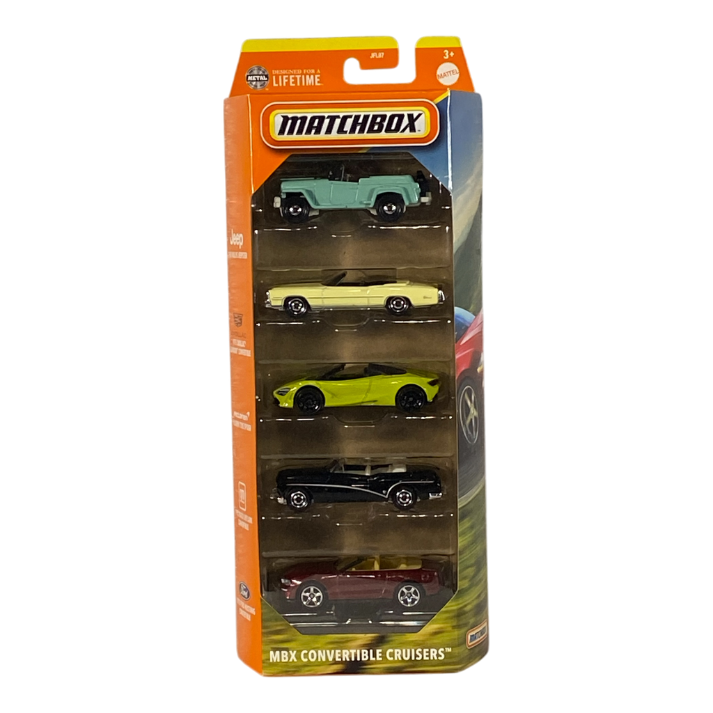 Matchbox MBX Convertible Cruisers 5 Pack