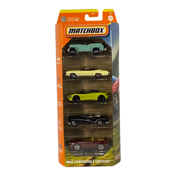Matchbox MBX Convertible Cruisers | 5 Pack Edition