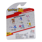 Pokemon Battle Figure Set - Collectible Gible, Pikachu & Galarian Ponyta Figures