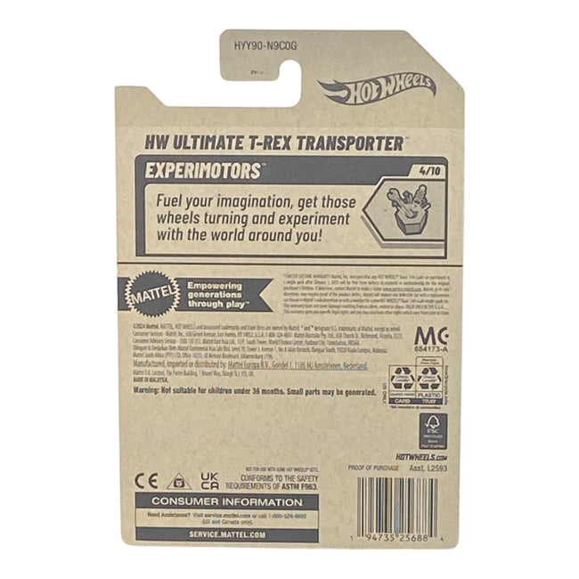 Hot Wheels Ultimate T-Rex Transporter - Experimotors Series 4/10 Main Image