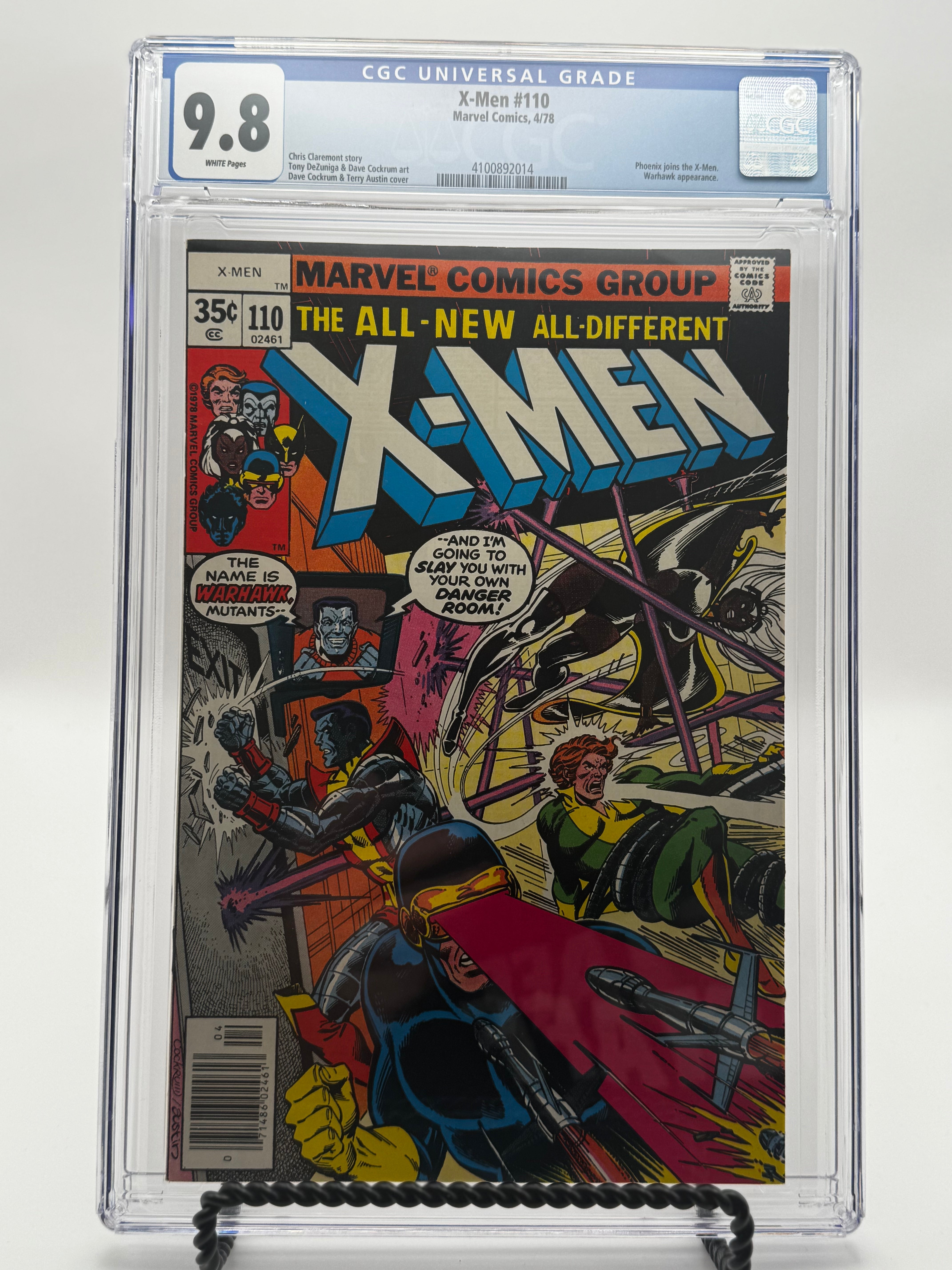 X-Men #110 CGC 9.8 Blue Label 1978 [IN STOCK] Main image