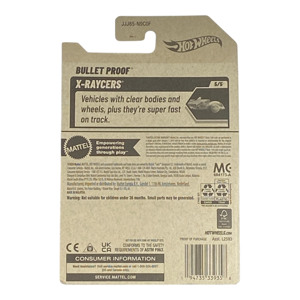 Hot Wheels Bullet Proof | X-Raycers Series 5/5