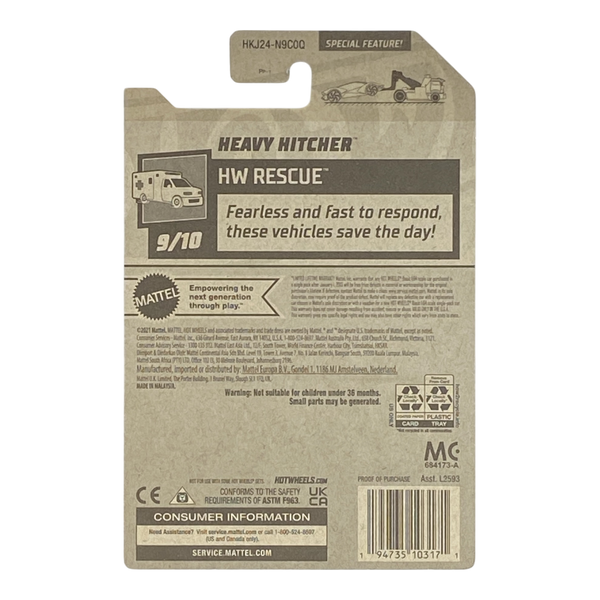 Hot Wheels Heavy Hitcher | Rescue Series 9/10