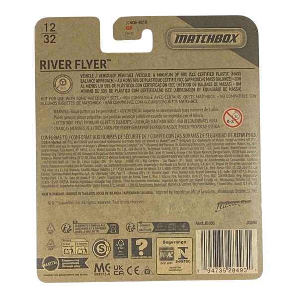 Matchbox River Flyer | Indiana Jones Special Edition
