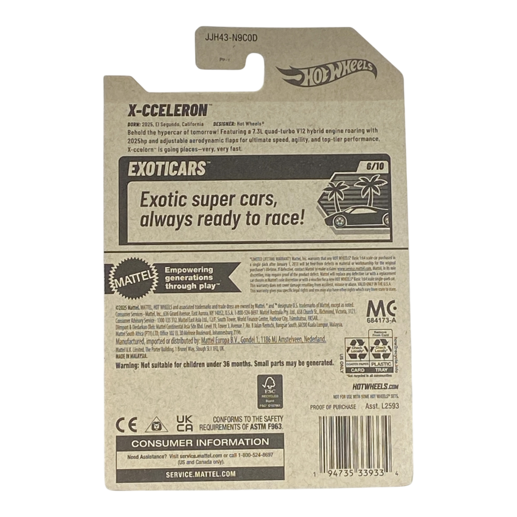 Hot Wheels X-Cceleron | Exoticars Series 6/10