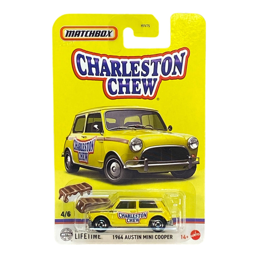 Matchbox 1964 Austin Mini Cooper - Charleston Chew - Matchbox Series 4/6 -