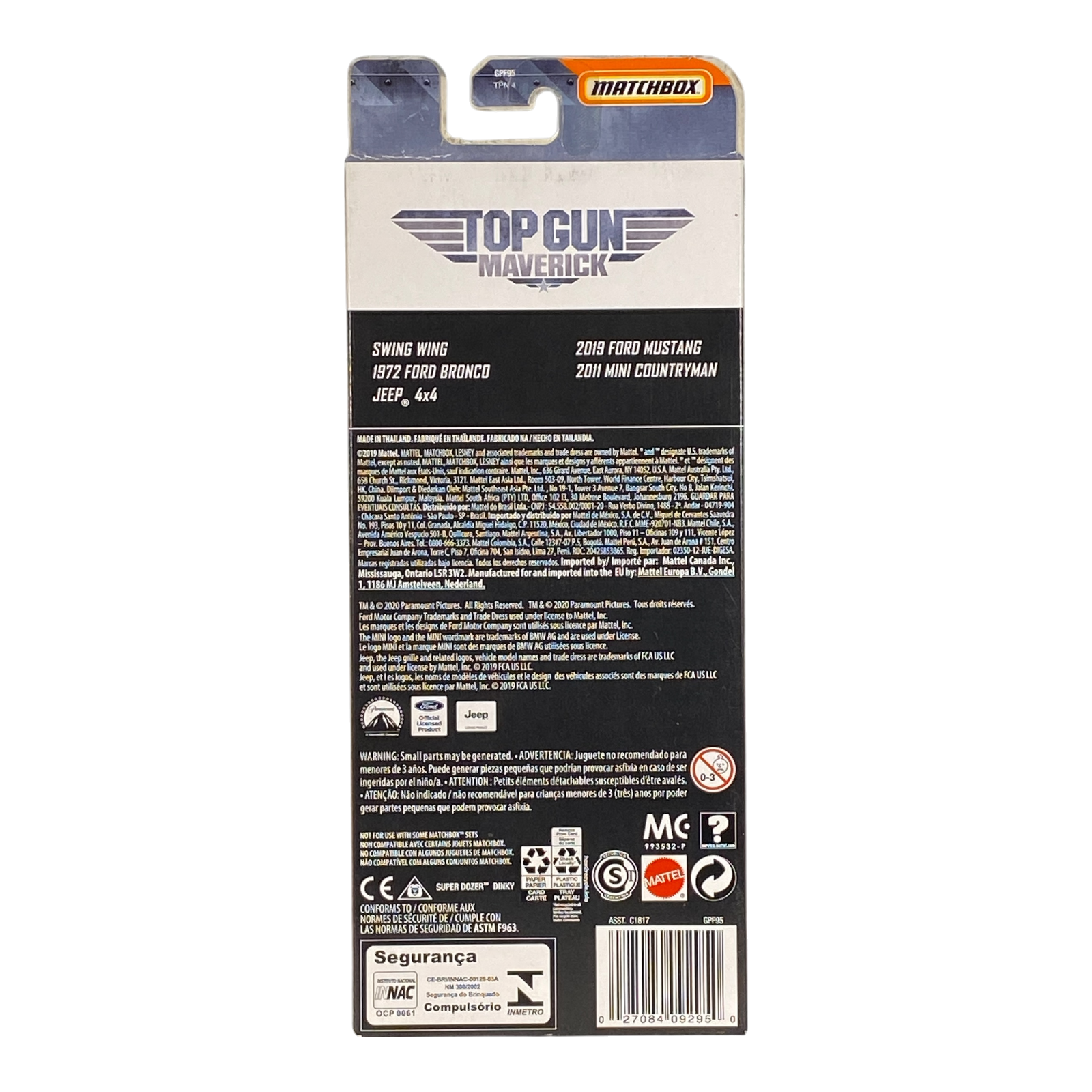 Matchbox Top Gun Maverick 5 Pack Vehicles
