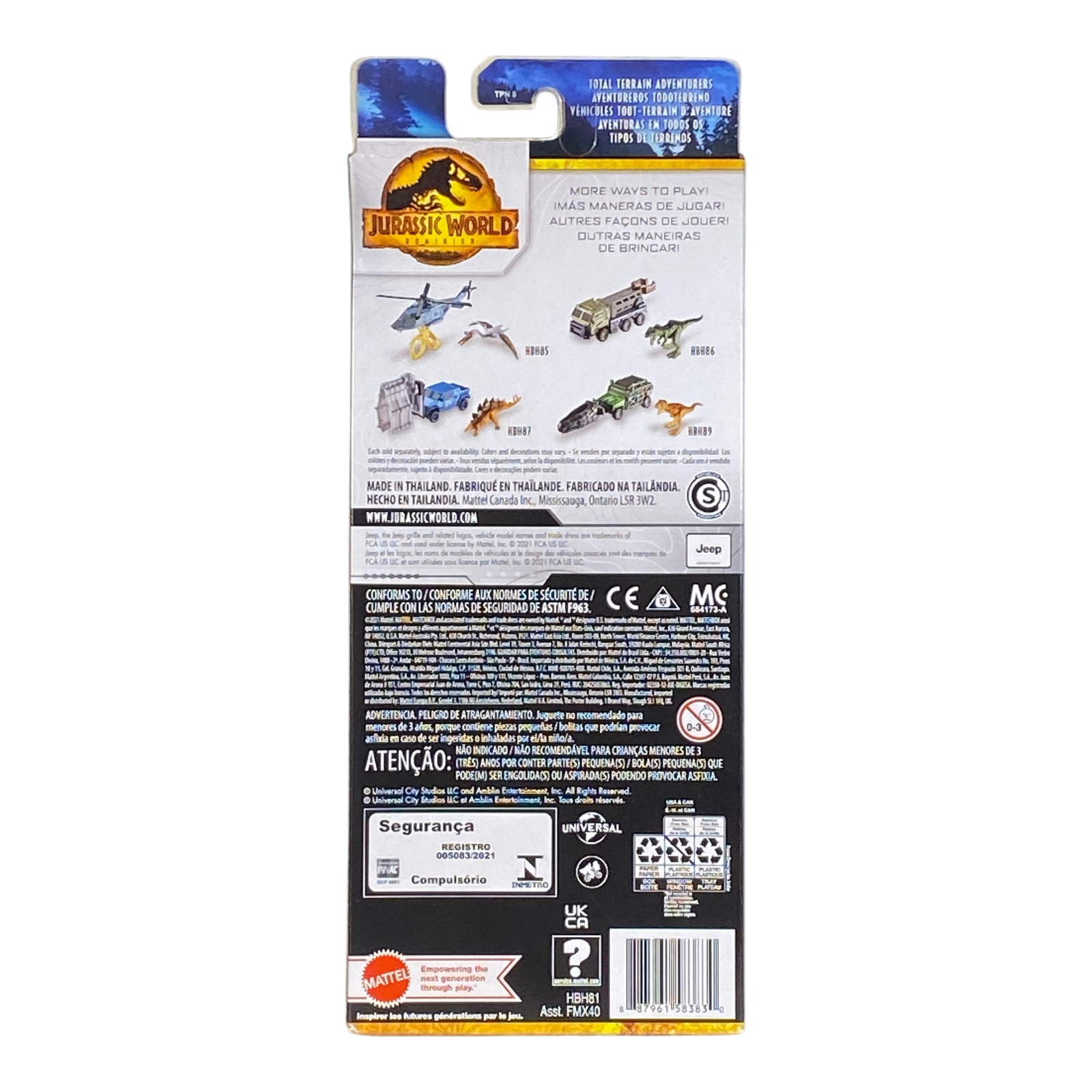 Matchbox Jurassic World Dominion | 5 Pack Edition Secondary image