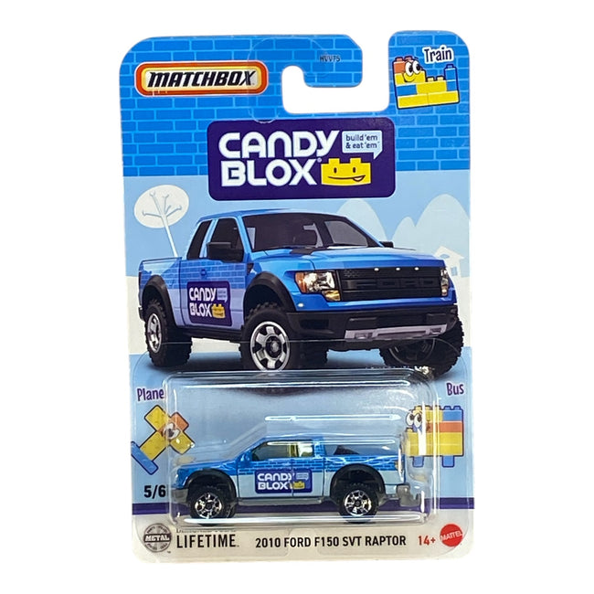 Matchbox 2010 Ford F150 SVT Raptor - Candy Blox - Matchbox Series 5/6 - Hover Image